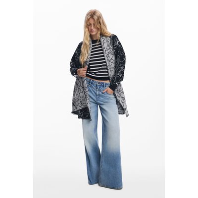 Écharpe cape réversible à fleurs DESIGUAL