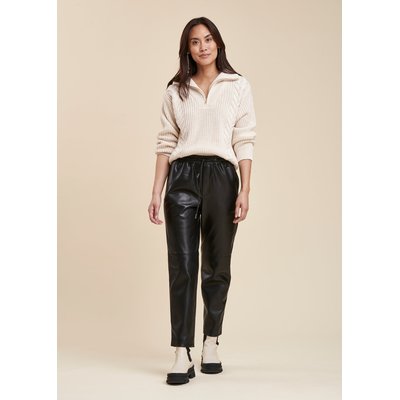 Pantalon jogpant effet cuir LA FEE MARABOUTEE