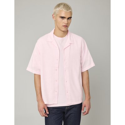 Chemise manches courtes rose BZB