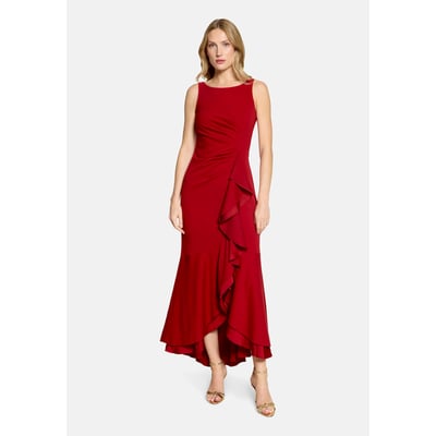 Robe de soirée à volant VERA MONT