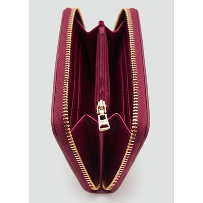 Portefeuille effet saffiano MANGO