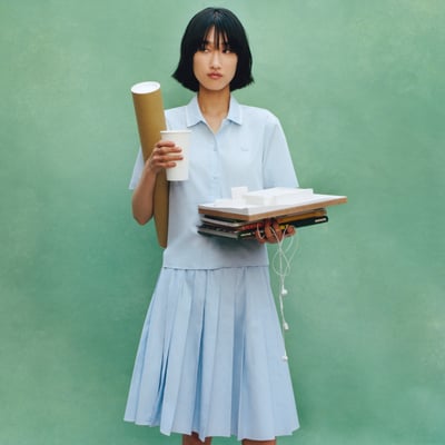 Chemise effet Petit Piqué oversize LACOSTE
