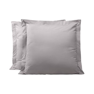 Lot de 2 taies d'oreillers coton percale 200 fils DESIREE LINANDELLE