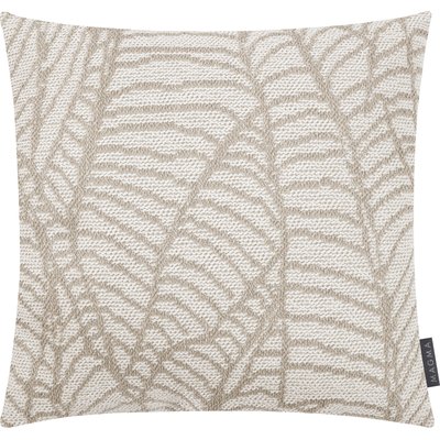 Housse de coussin jacquard extérieur motif végétal POSITANO MAGMA HEIMTEX