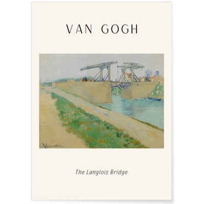 Affiche Van Gogh - The Langlois Bridge L'AFFICHERIE