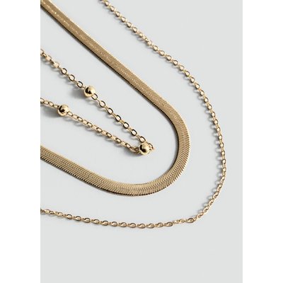 Collier long combiné MANGO TEEN