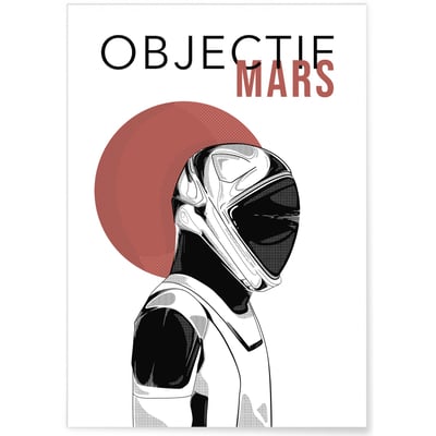 Affiche Objectif Mars L'AFFICHERIE