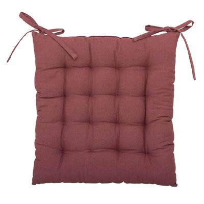 Assise de chaise matelassée coton Unie EDEN