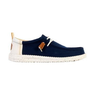 Mocassin à Lacets Wally Craft Linen HEY