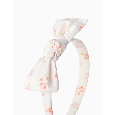 Serre-tête avec Noeud Floral 'Cérémonie' ZIPPY