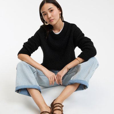 Pull laine et alpaga mélangés, Signature IGNACE LA REDOUTE COLLECTIONS