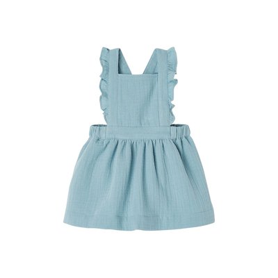Robe-salopette en gaze de coton VERTBAUDET