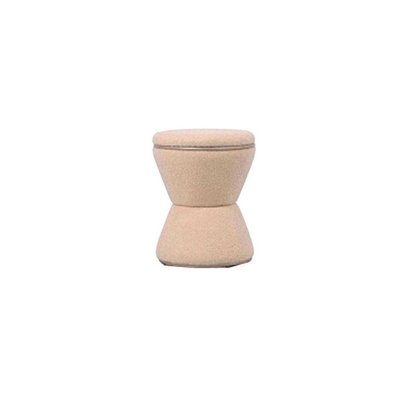Pouf en tissu teddy Gustar LEITMOTIV