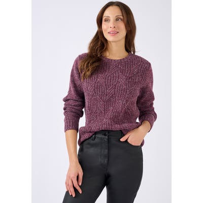 Pull col rond maille chinée Thermolactyl DAMART
