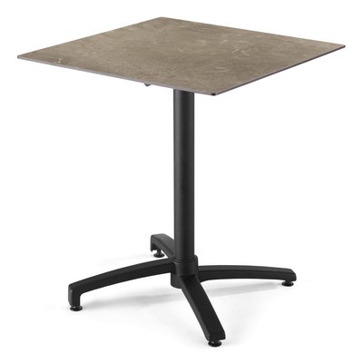 Table de jardin stratifié avec pied inclinable, OPERA OVIALA