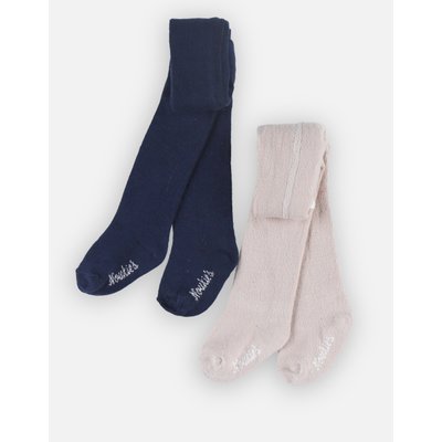 Set de 2 collants, beige/bleu NOUKIE'S