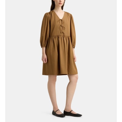 Robe courte filoute re seersucker rayures GALERIES LAFAYETTE