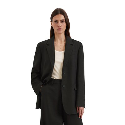 Blazer en forme en mélange de lin et de viscose MARC O'POLO