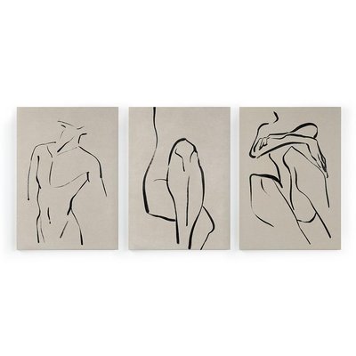 Peintures sur toile Imprimé HD SET DE 3 REALLY NICE THINGS