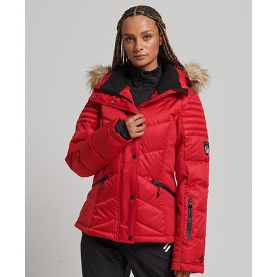 Doudoune lacoste rouge store
