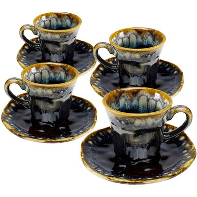 Lot de 4 tasses à café, LIO KARE DESIGN