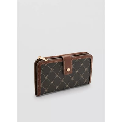 Grand portefeuille imprimé logo MANGO