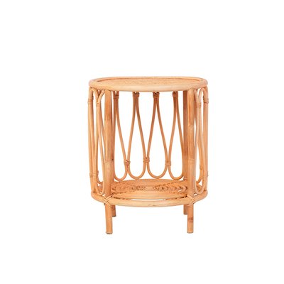 Table d'appoint rotin et cannage poggio MAISON AUBERTIN
