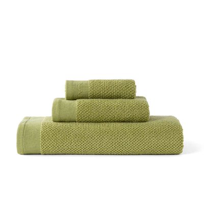 Lot 3 serviettes éponge 500 gr/m2 100% coton, LIVING (30x50+50x90+90x150 cm) NAF NAF HOME