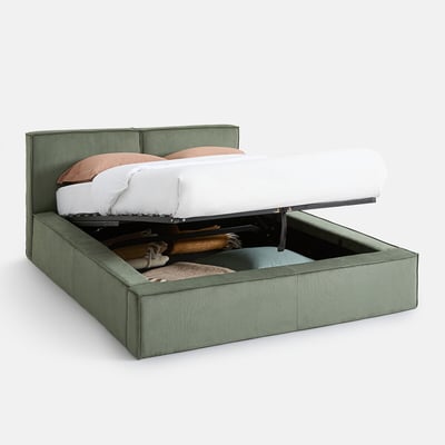 Lit coffre avec sommier relevable, SEVEN LA REDOUTE INTERIEURS