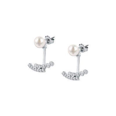 Boucles d'oreilles en argent 925 et oxyde de zirconium CLEOR