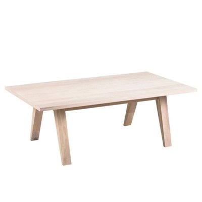 Table basse rectangulaire en chêne blanchi - ALISIA HELLIN, DEPUIS 1862