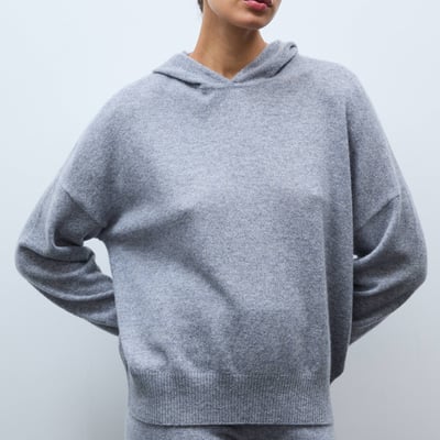 Pull à capuche en 100% cachemire MONOPRIX