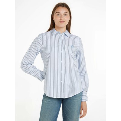Hemdbluse mit langen Ärmeln und Streifenmuster TOMMY HILFIGER