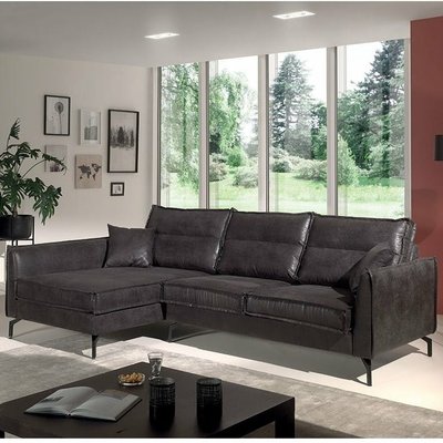 Canapé d'angle gauche gris EPIKA PIER IMPORT