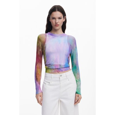Desigual - Pull fin aquarellé DESIGUAL