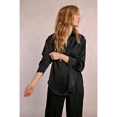Chemisier satiné à strass MOLLY BRACKEN