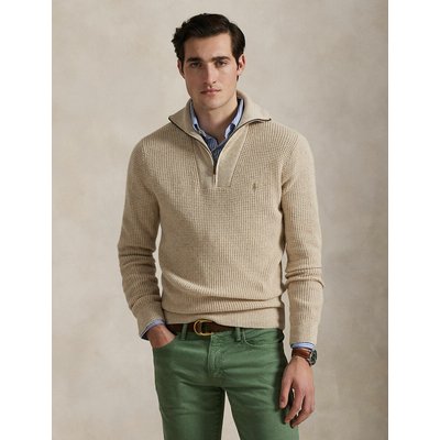 Maglione collo alto mezza cerniera cotone lana POLO RALPH LAUREN