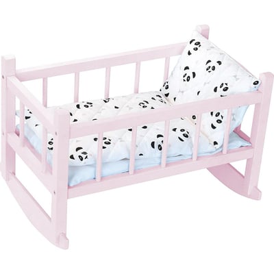 Lit bercelonnette poupée 40 cm panda PETITCOLLIN