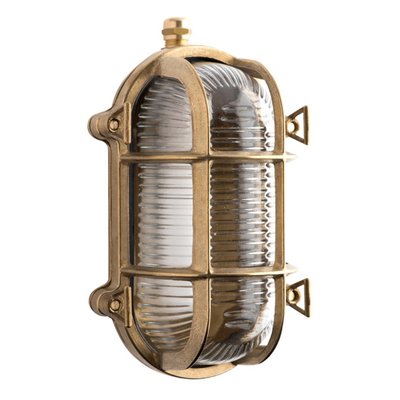Applique Lucien Verre & Laiton Doré 57w ZANGRA
