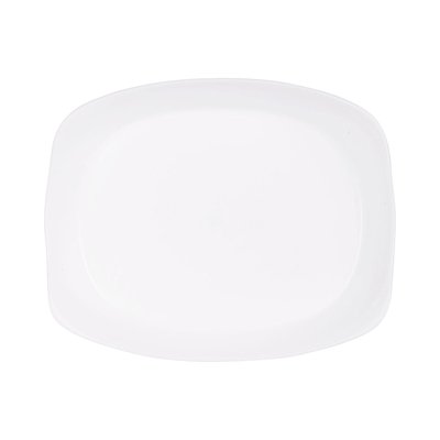 Plat à four rectangulaire blanc 34X25cm Smart Cuisine Carine 250°C  - Luminarc - Opale culinaire extra léger et résistant LUMINARC