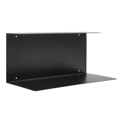 Etagère design en métal noir avec rebords TALLINN PIER IMPORT