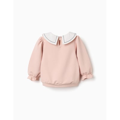 Sweat en coton avec col brodé ZIPPY