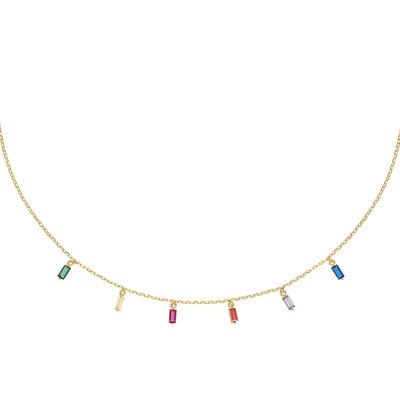 Collier en argent 925 et oxyde de zirconium CLEOR