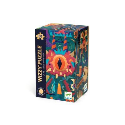 Wizzy Puzzles - La fête des monstres - 50 pcs DJECO