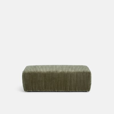 Pouf XL, en velours côtelé XL, LIORA LA REDOUTE INTERIEURS