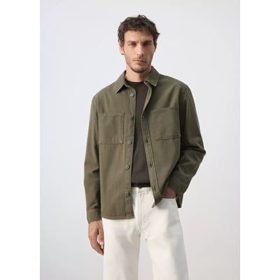 Surchemise en jean poches MANGO MAN