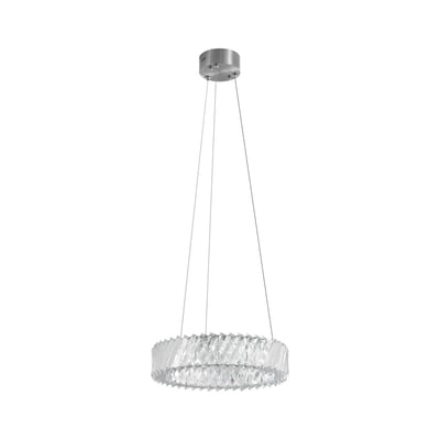 Suspension en verre designLED, Glacis LUCANDE