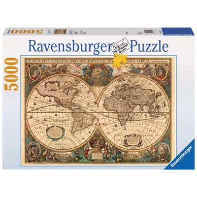 Puzzle 5000 pièces - Mappemonde antique RAVENSBURGER