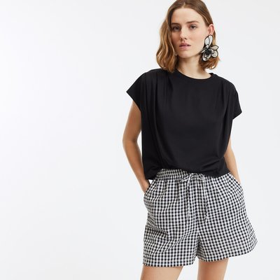 Tee shirt col rond sans manches LA REDOUTE COLLECTIONS