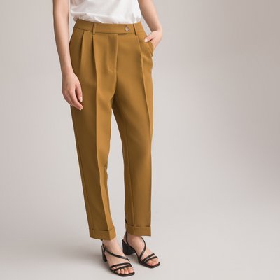 Pantalon cigarette à pinces, taille standard LA REDOUTE COLLECTIONS